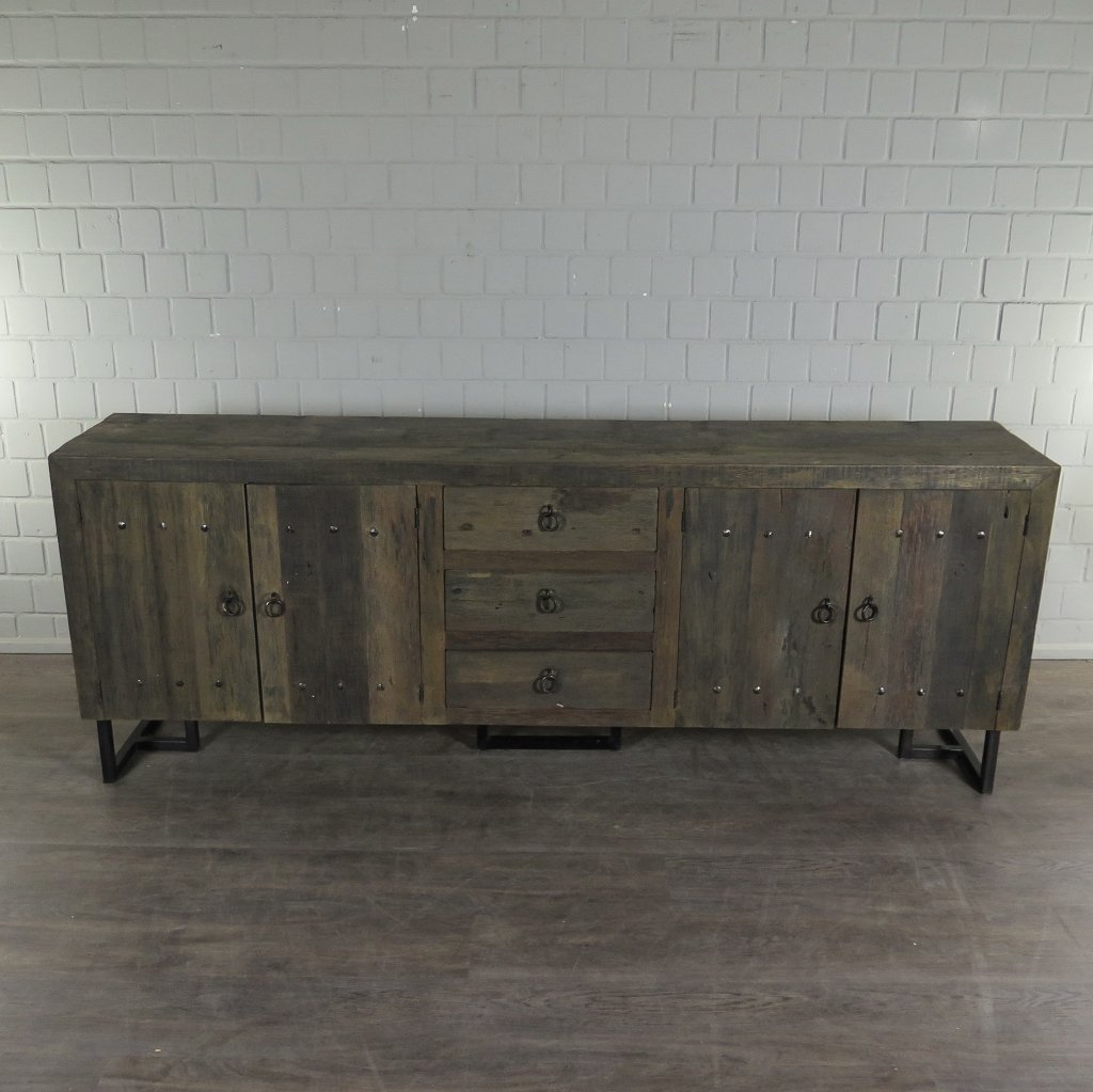 Sideboard TV-Möbel Teakholz 2,40 m 