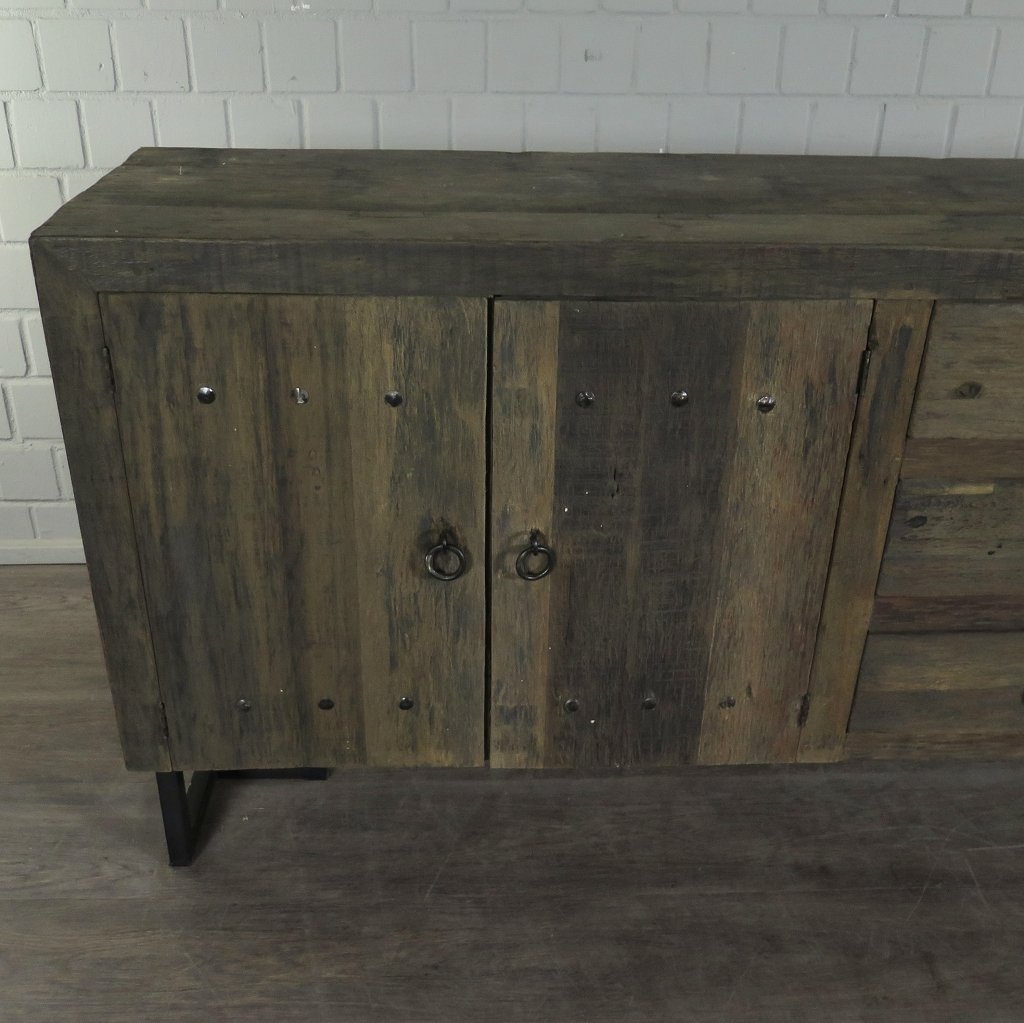 Sideboard TV-Möbel Teakholz 2,40 m 