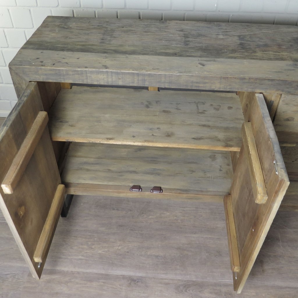 Sideboard TV-Möbel Teakholz 2,40 m 