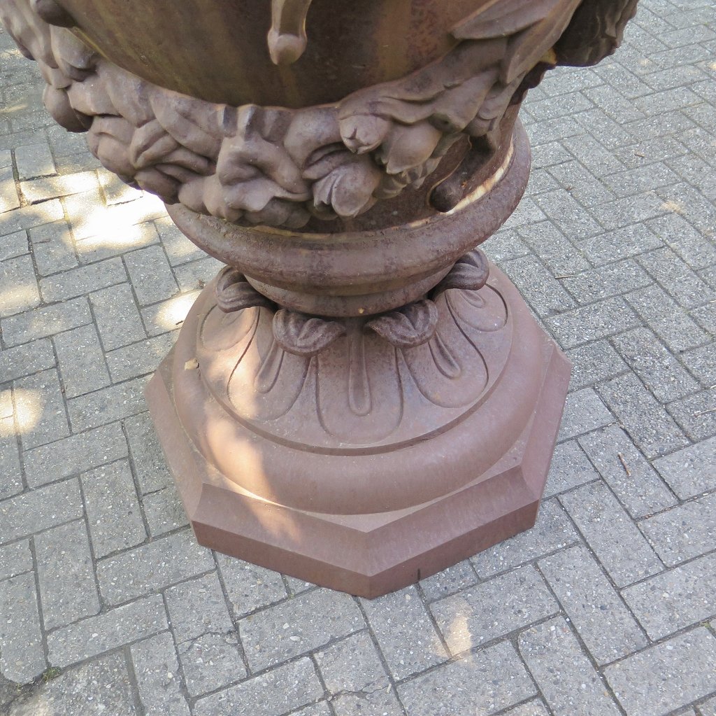 Set Blumenkübel Vase Amphore Gusseisen 1,75 m