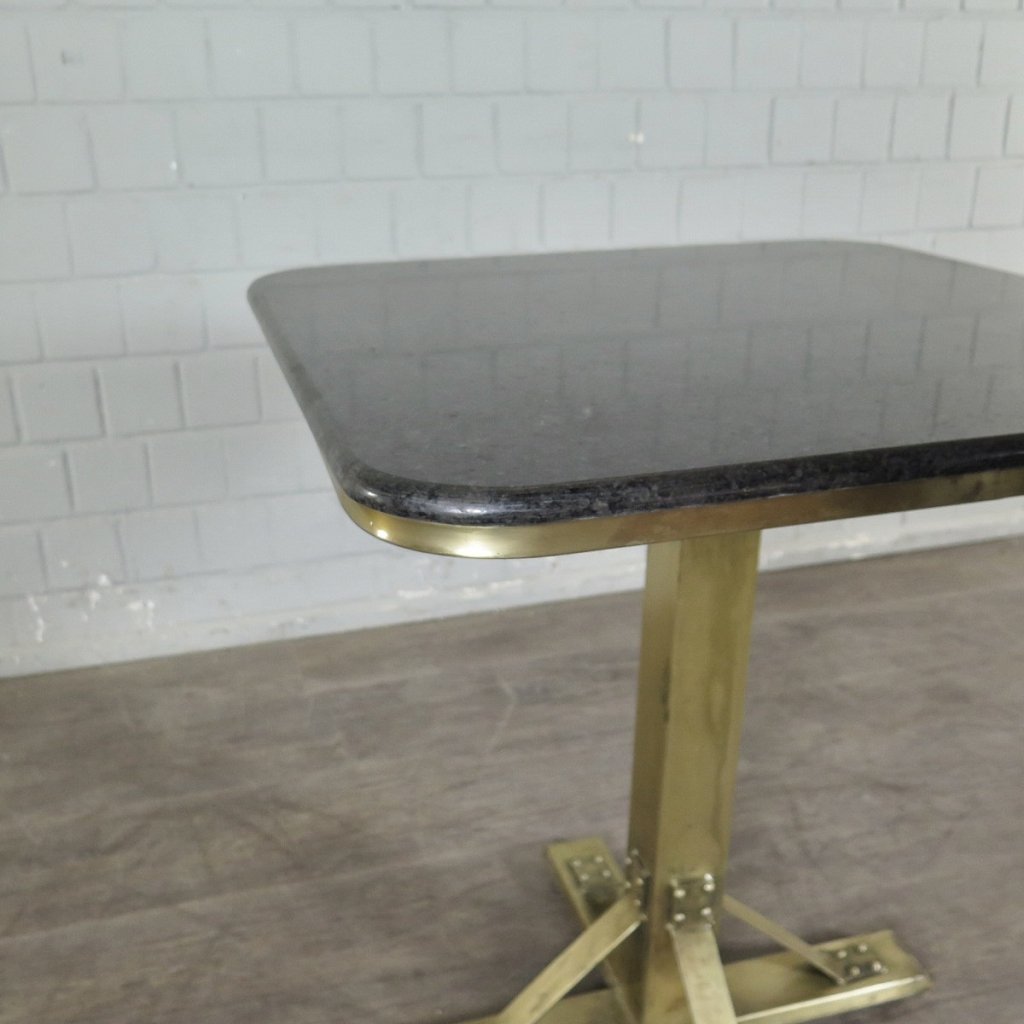 Bistrotisch Tisch Ø 0,71 m Granitplatte