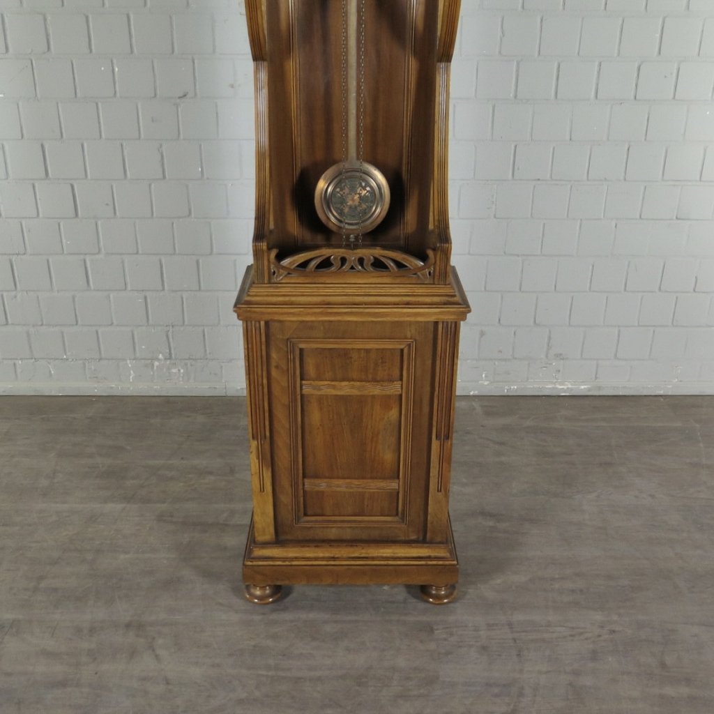 Standuhr Uhr Jugendstil 1910 Nussbaum