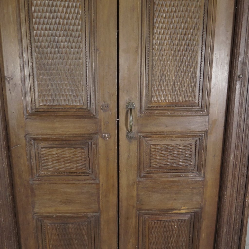 Tür Eingangstür Haustür 1910 Teakholz