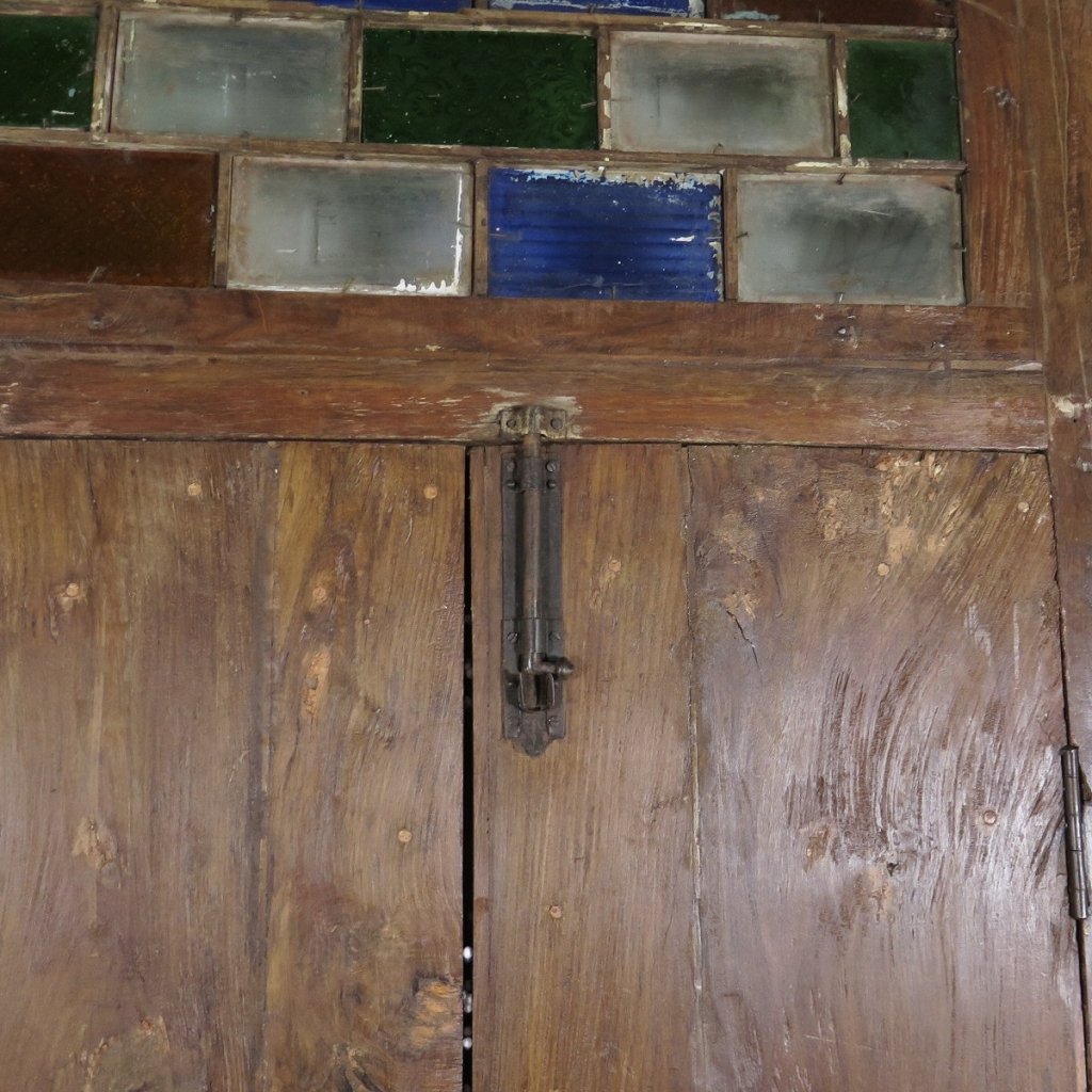 Tür Eingangstür Haustür 1910 Teakholz
