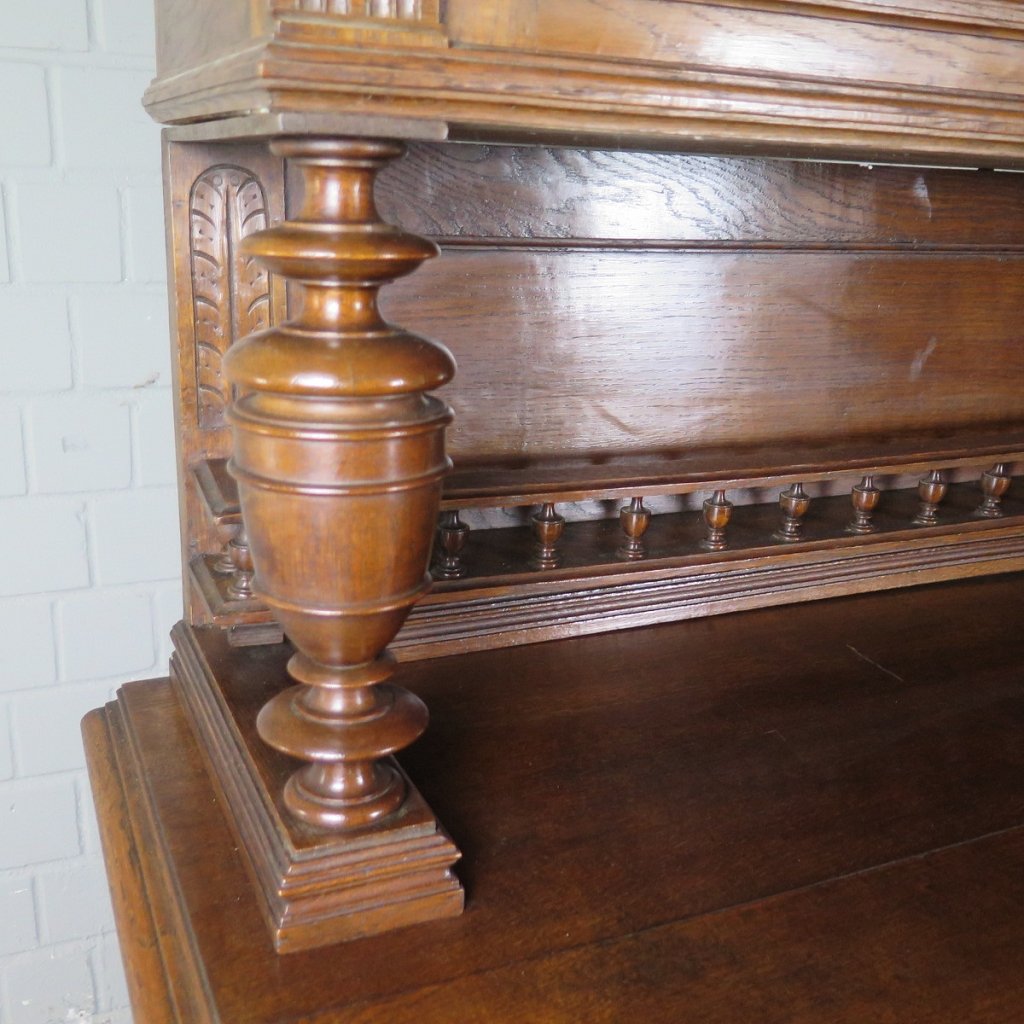 Buffetschrank Schrank Gründerzeit 1880 Eiche