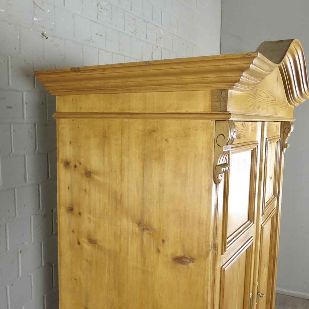 Schrank Kleiderschrank Gründerzeit 1880 Kiefer