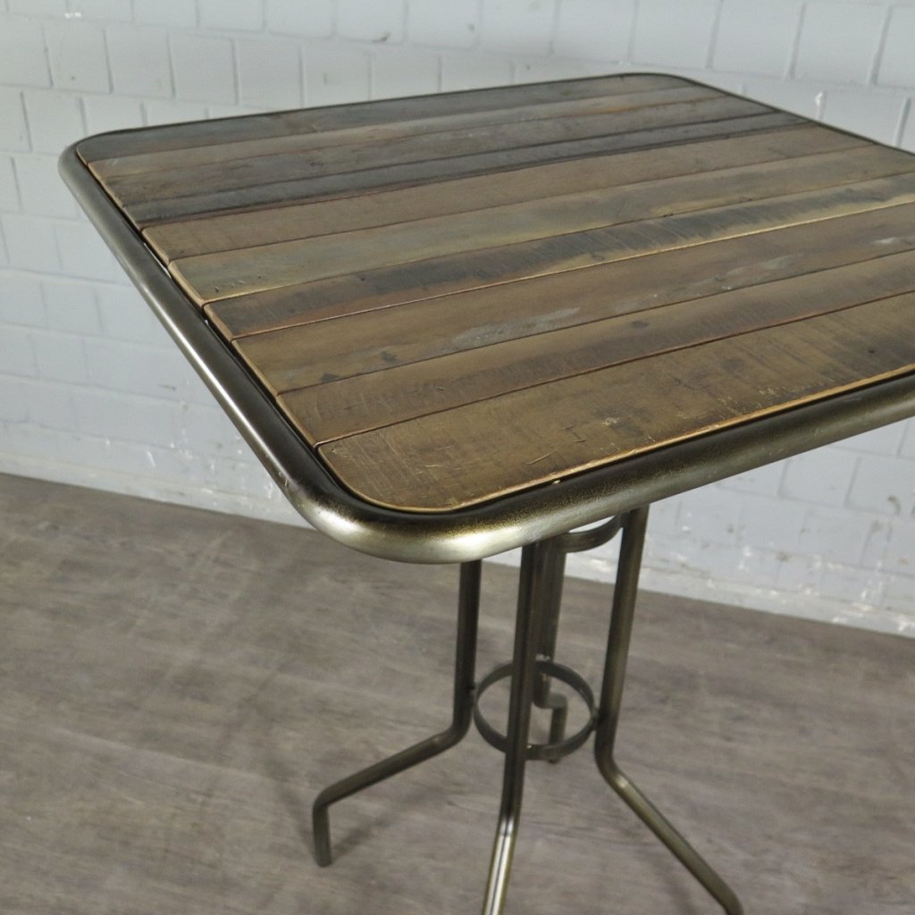 Stehtisch Tisch 0,80 m x 0,80 m Mangoholz