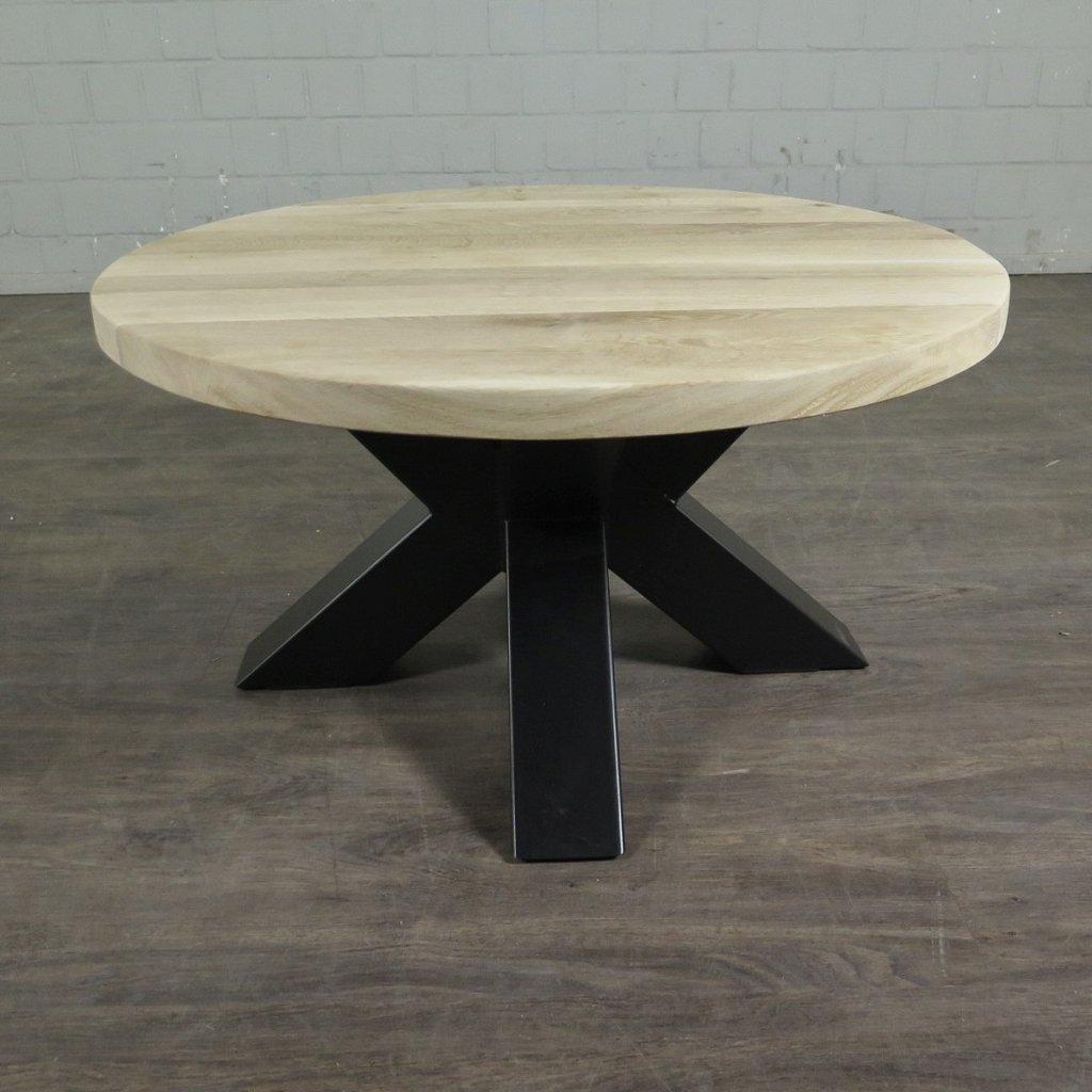 Couchtisch Tisch Eiche Ø 0,85 m