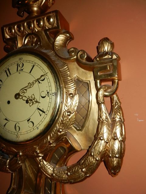 Wanduhr Uhr Dänemark 1900